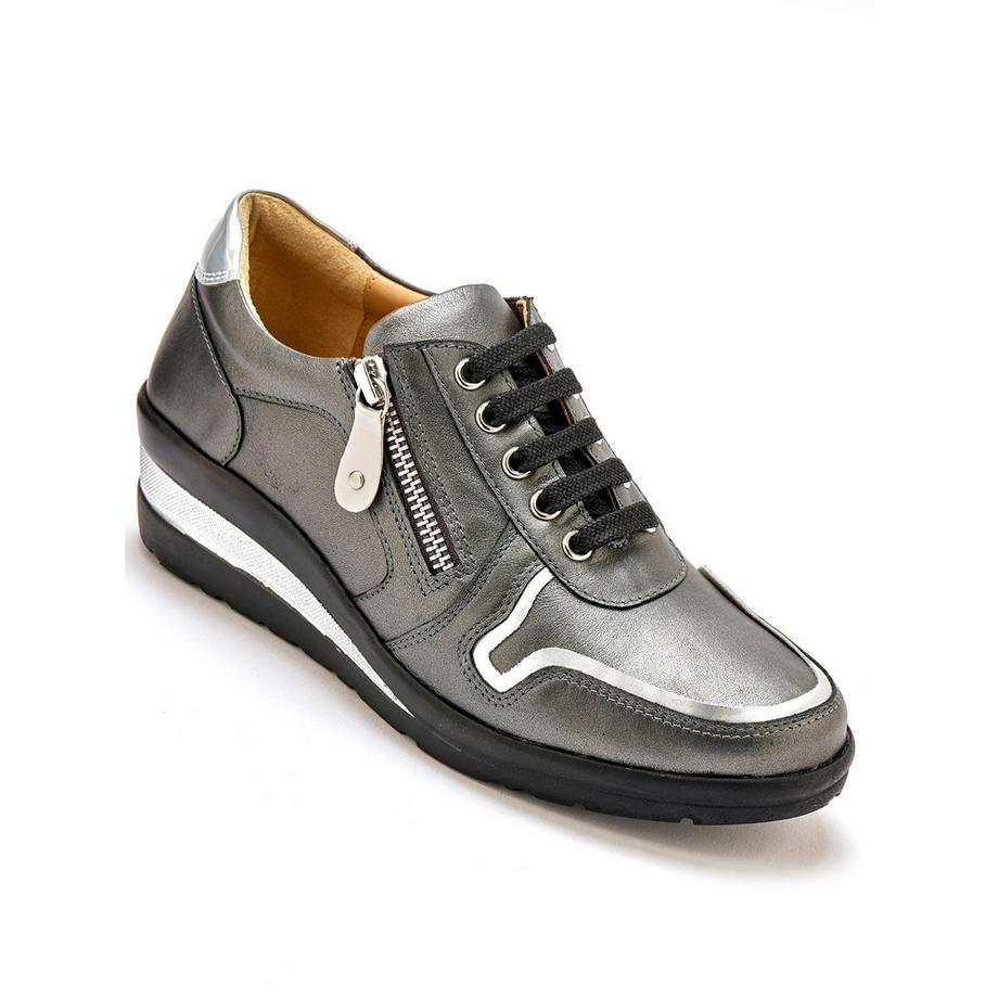 Pédiconfort Derby zippée et lacets  