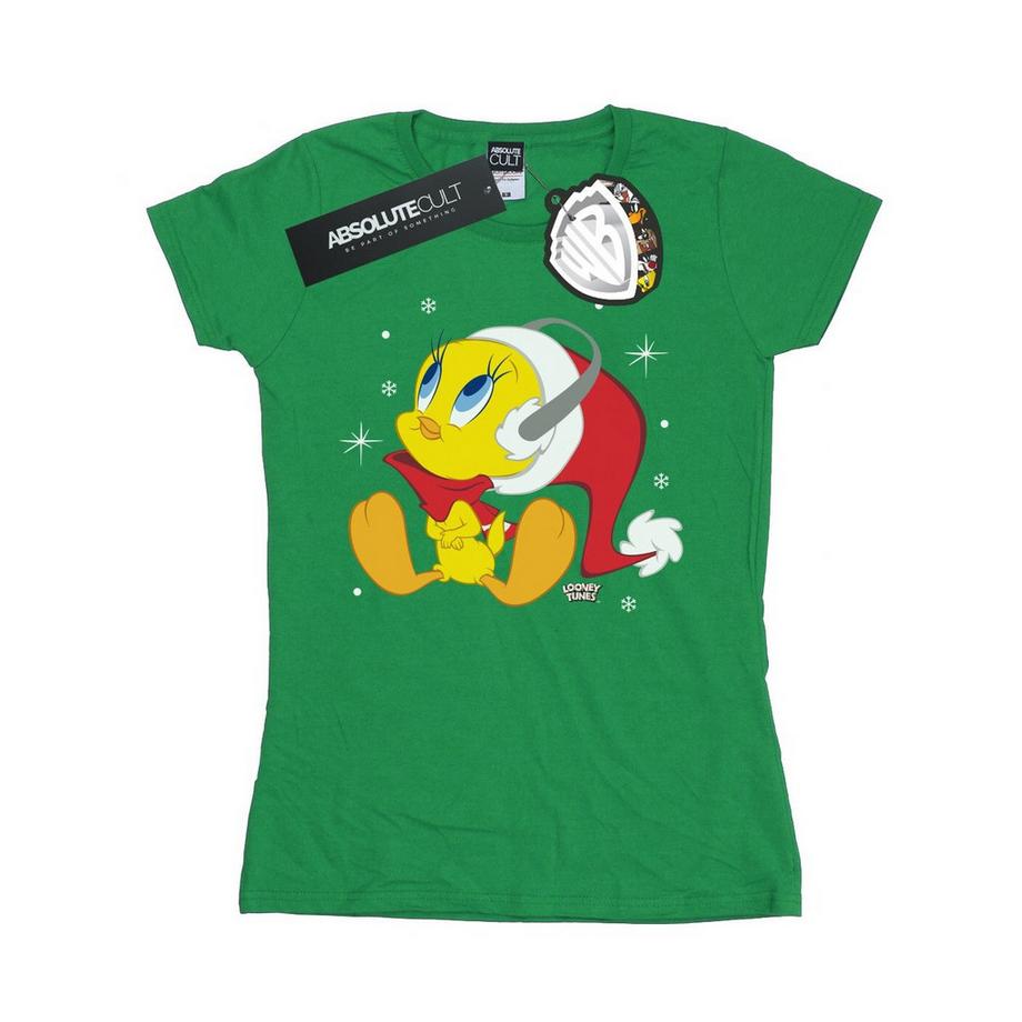 LOONEY TUNES Tweety Bird T-Shirt Noël  