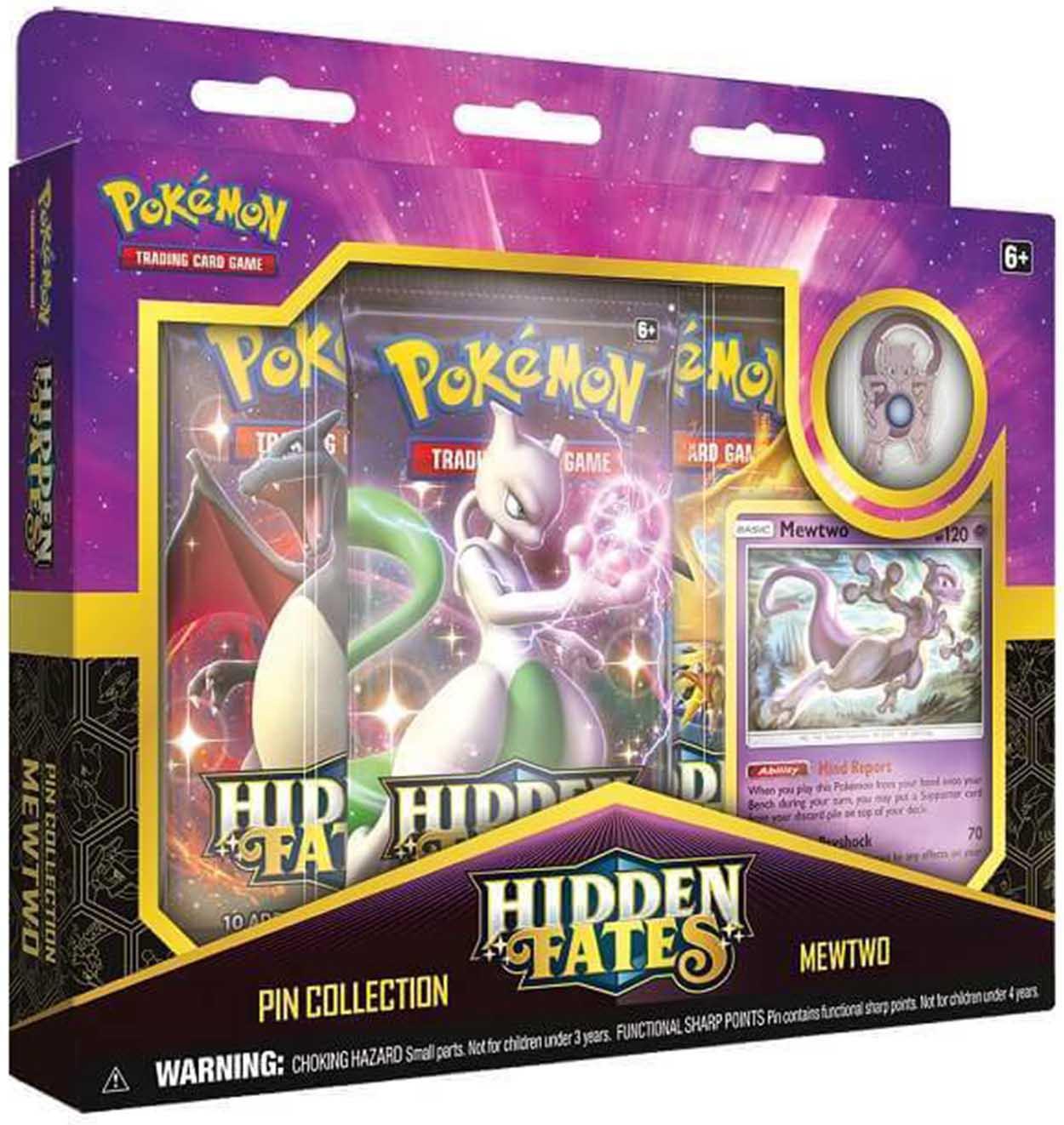 Pokémon  Hidden Fates Pin Collection Mewtu - EN 