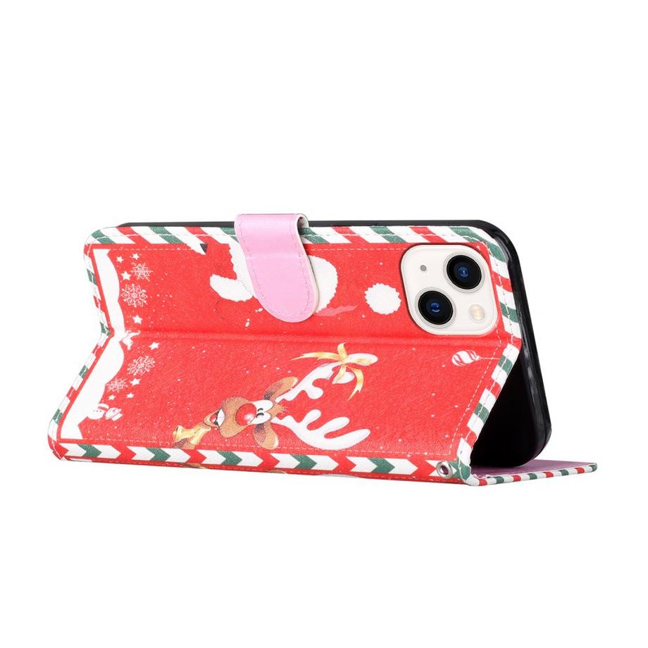 Cover-Discount  iPhone 13 mini - Etui en cuir coque Père Noël 