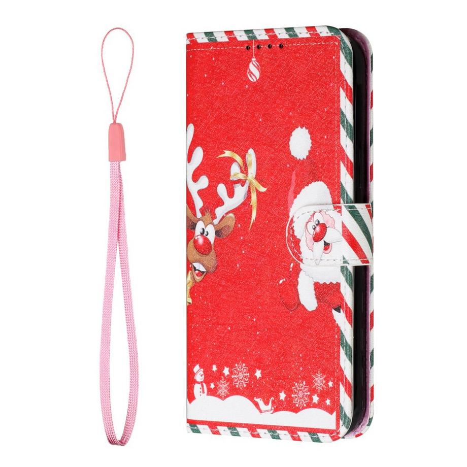 Cover-Discount  iPhone 13 mini - Etui en cuir coque Père Noël 