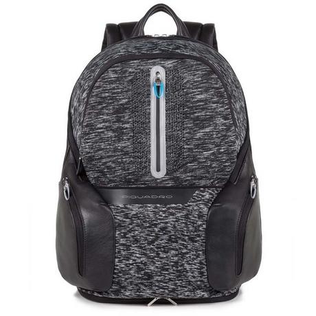 Piquadro Coleos Zaino per Laptop con Scomparto iPad 10.5 pollici iPad 9.7 pollici e Power Bank  