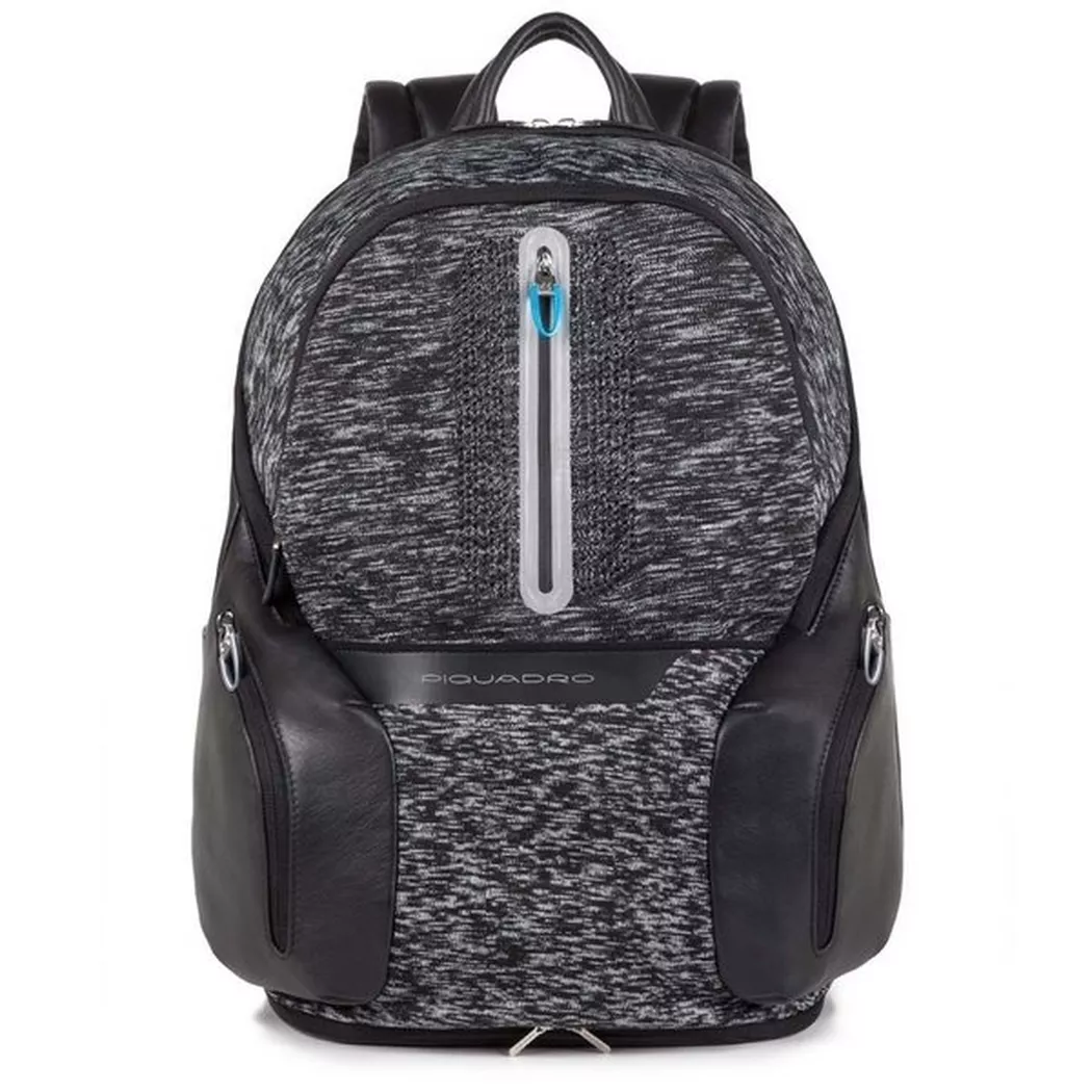 Piquadro - Coleos – Laptoprucksack mit iPad®105’’/iPad 97”-Fach und Power Bank, für Damen, Schwarz, Größe