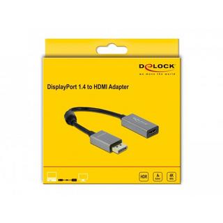 DeLock  DeLOCK DisplayPort attivo da 1.4 per HDMI Adattatore 4K 60 Hz (HDR) 