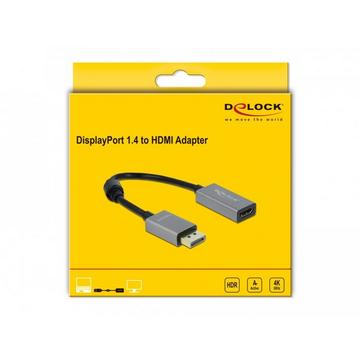 DeLOCK Aktiver DisplayPort 1.4 zu HDMI Adapter 4K 60 Hz (HDR)