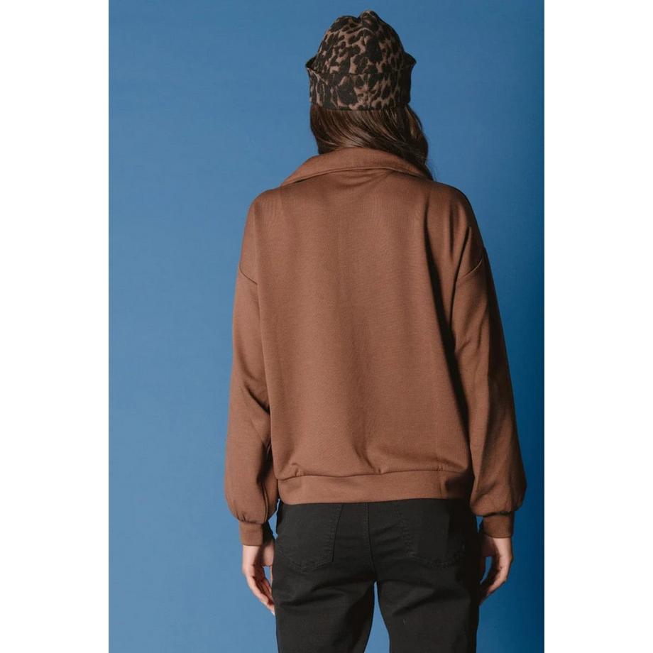 NIKE Felpa Pierina con mezza cerniera  