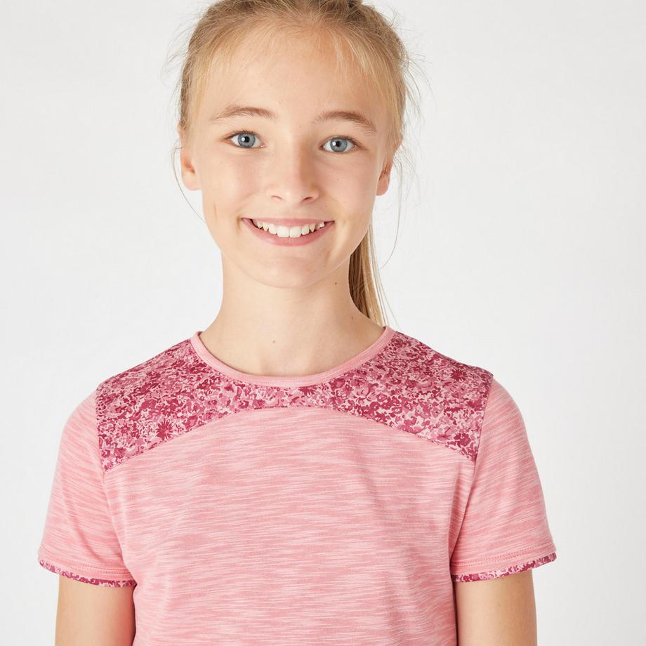 DOMYOS  T-shirt bambino maniche corte stampato sintetico 