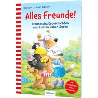 Der kleine Rabe Socke: Alles Freunde! Moost, Nele; Rudolph, Annet (Illustrationen) Copertina rigida 