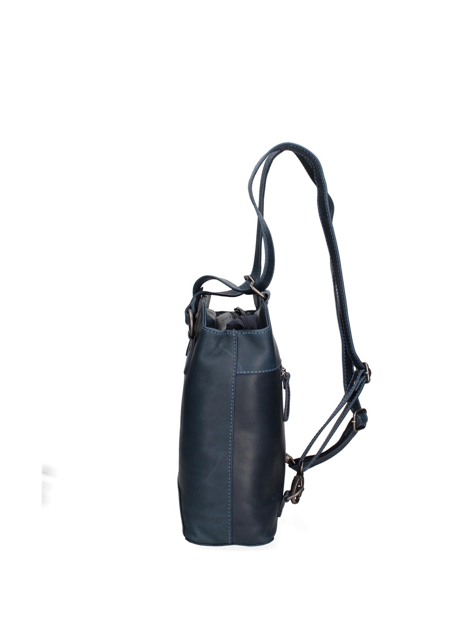 Hill Burry Wandelbarer Lederrucksack  