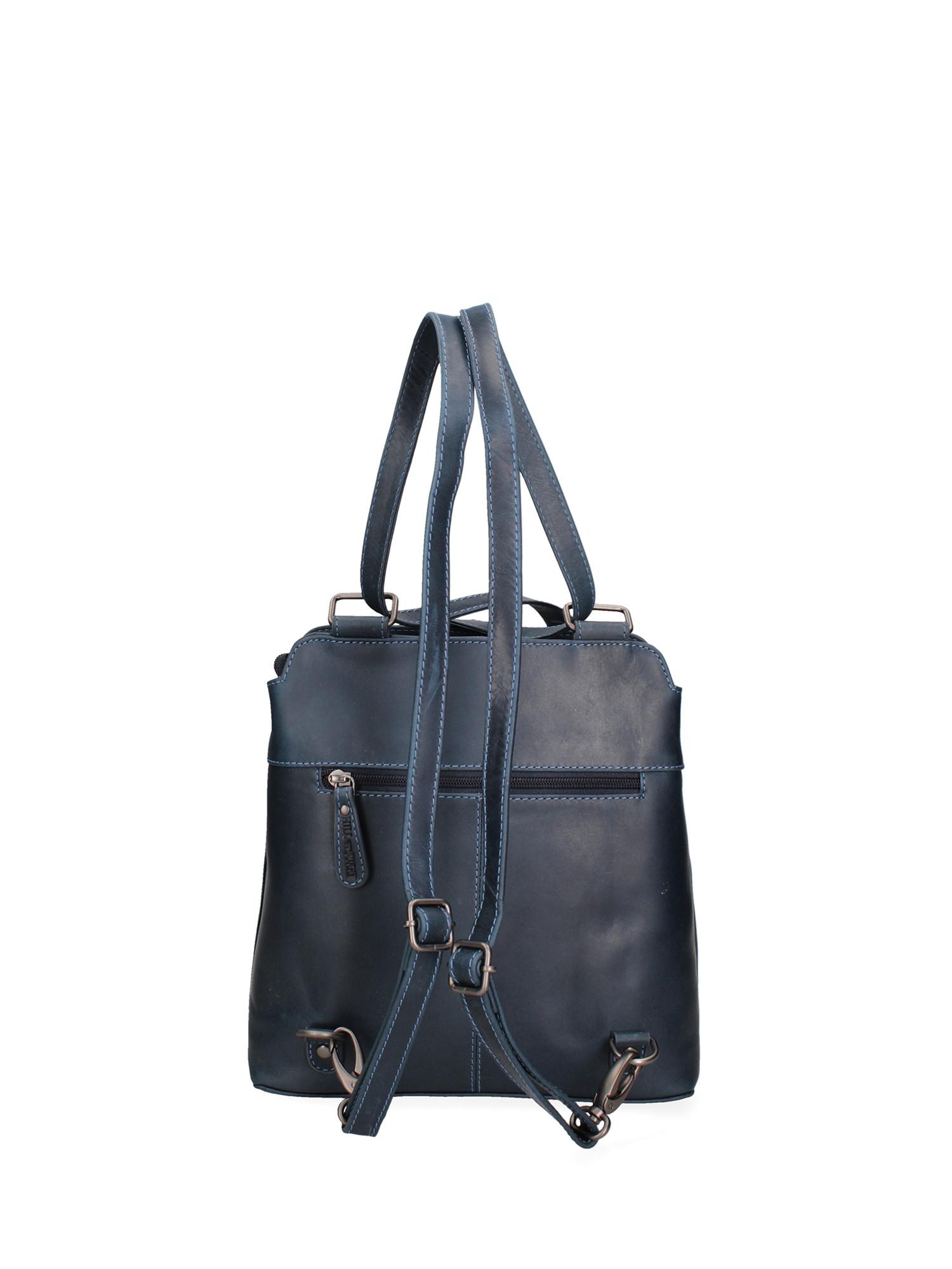 Hill Burry Wandelbarer Lederrucksack  