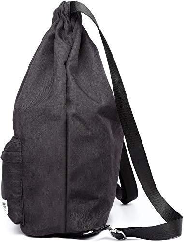 Only-bags.store Beutel Rucksack Hipster Kordelzug Turnbeutel Gymsack mit Innentasche Sportbeutel  