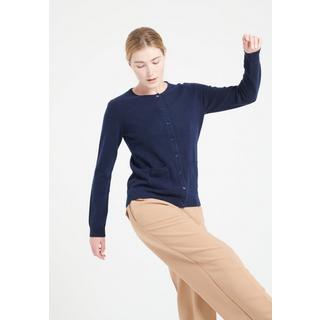 Studio Cashmere8 LILLY 4 Taillierte Strickjacke mit Rundhalsausschnitt  