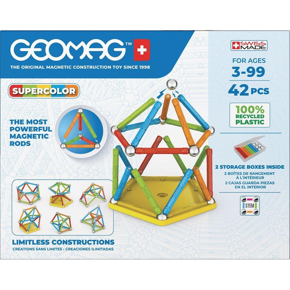 Geomag  Geomag Super Color Recycled Giocattolo con magnete al neodimio 