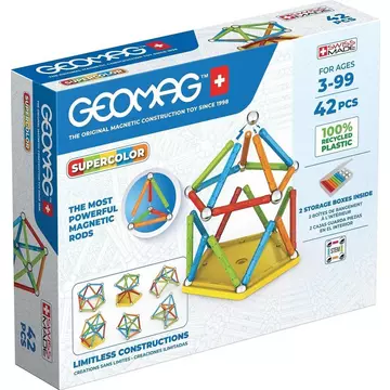 Geomag Super Color Recycled Neodym-Magnet-Spielzeug