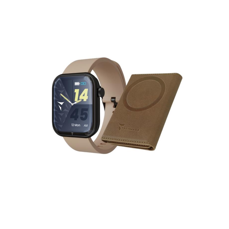 Techmade  SmartMontre Glam avec Intelligence Artificielle Pack Bundle 