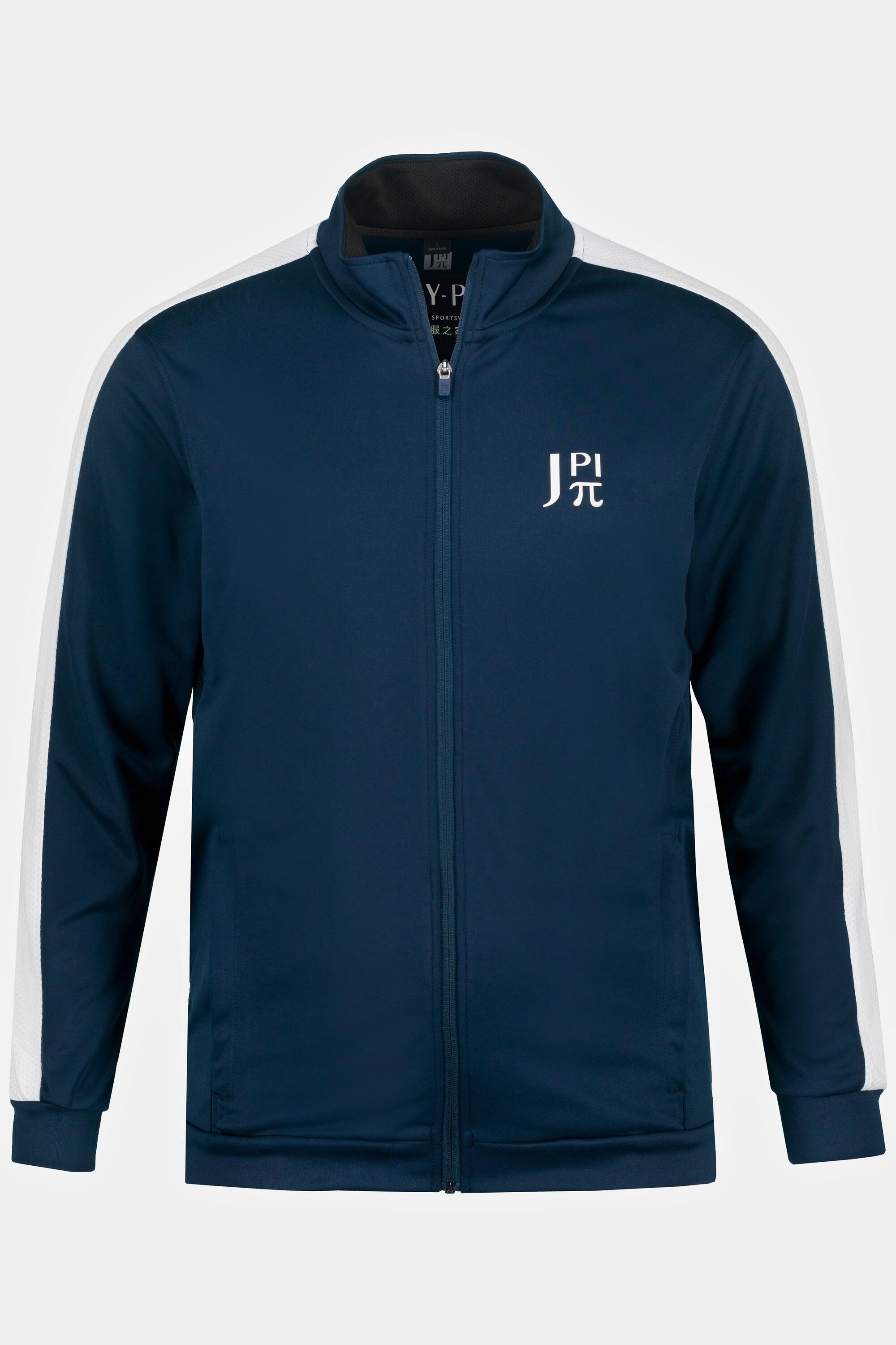 JP1880  Veste de survêtement spéciale Fitness, à col montant - jusqu'au 8 XL 