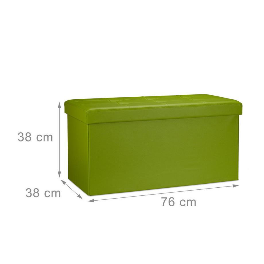 B2X Sitzbank mit Stauraum aus Kunstleder  