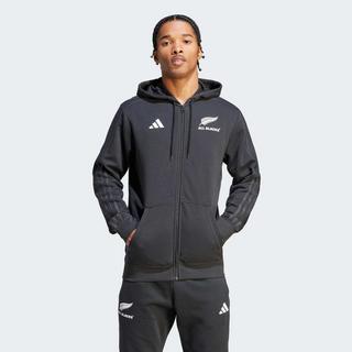 adidas All Blacks 3-Streifen Full Zip Hoodie  