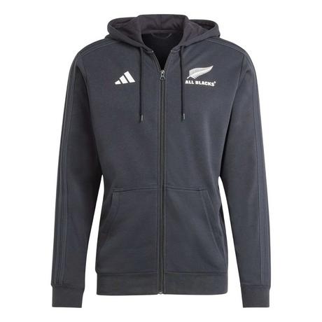 adidas All Blacks 3-Streifen Full Zip Hoodie  
