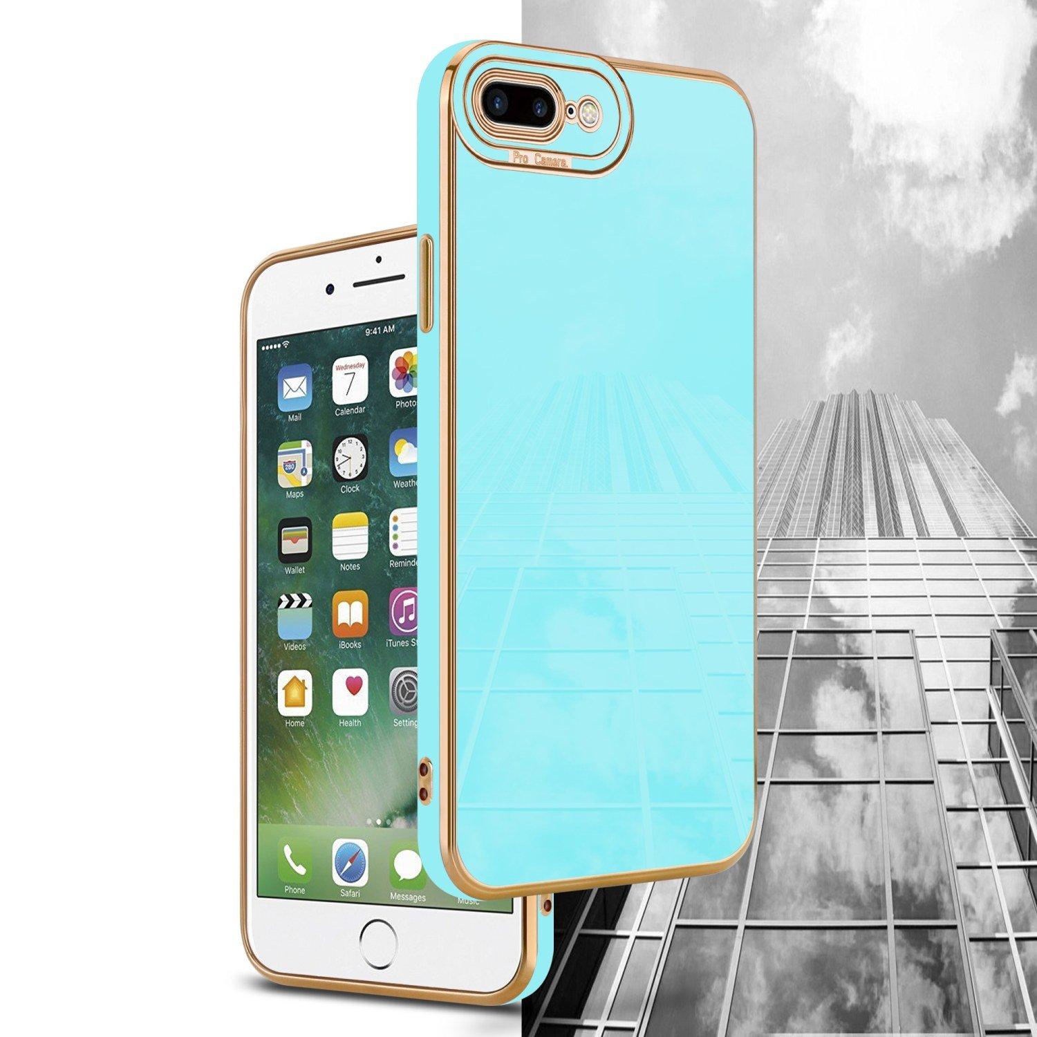 Cadorabo  Housse compatible avec Apple iPhone 7 PLUS / 7S PLUS / 8 PLUS - Coque de protection en silicone TPU flexible et avec protection pour appareil photo 