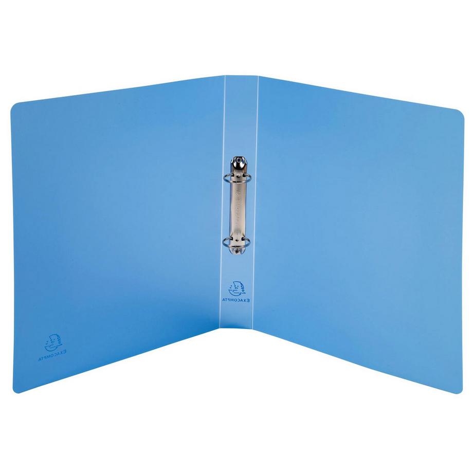 Exacompta Ringbuch aus PP 700µ mit 2 Ringen 30mm, Rücken 40mm, Chromaline, für Format DIN A4 - x 10  