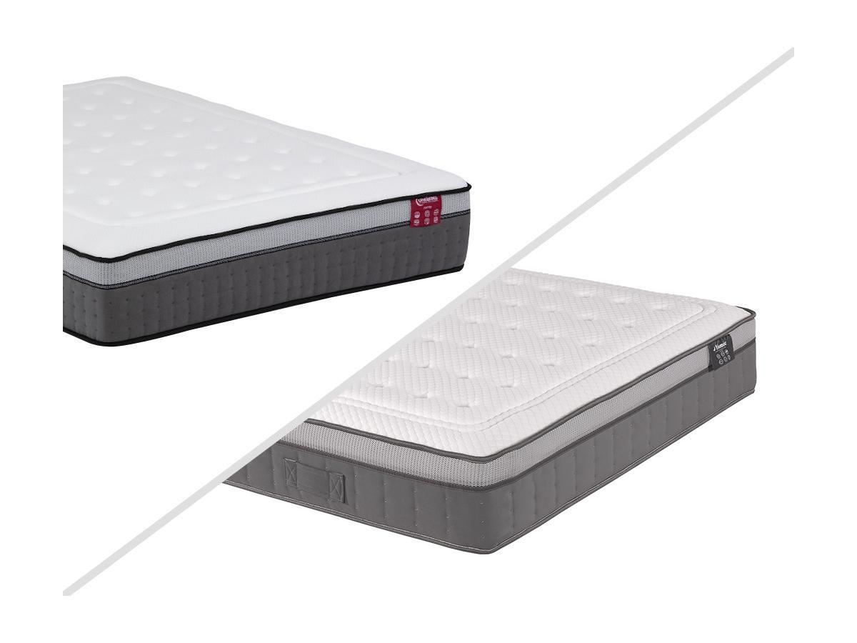 Ysmée Materasso matrimoniale matrimoniale a molle insacchettate 7 zone e schiuma memory foam sp. ASGARD di DREAMEA  