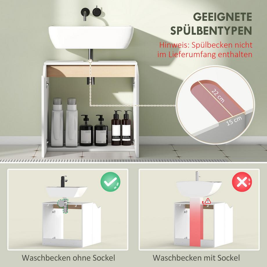 HOMCOM Waschbeckenunterschrank  