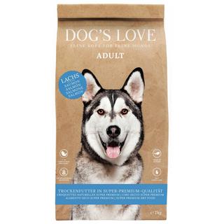 Dog's Love  Salmone e trota, patate dolci e asparagi 2kg 