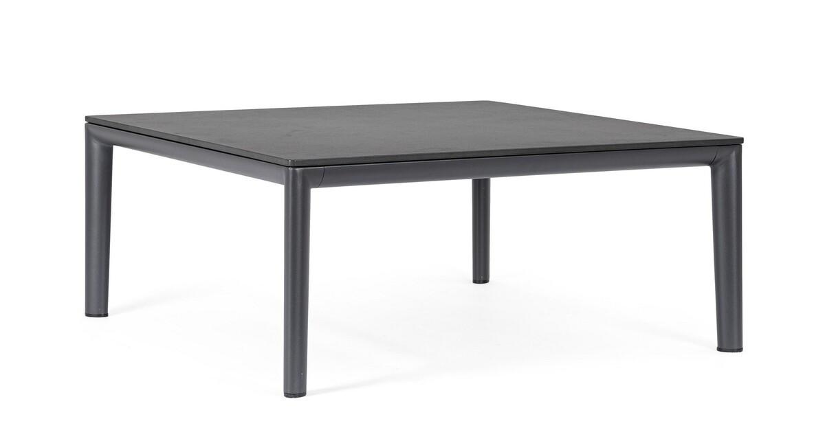 mutoni Table basse de jardin Gerald anthracite 90X90  