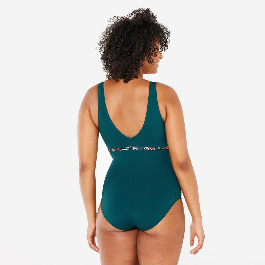 DECATHLON Aquafitness Synthetik Badeanzug  