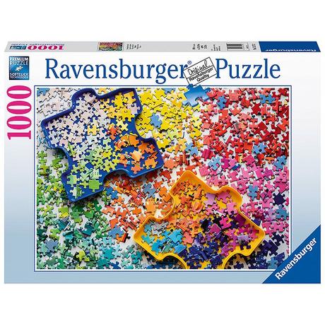 Ravensburger  Puzzle Viele bunte Puzzleteile (1000Teile) 