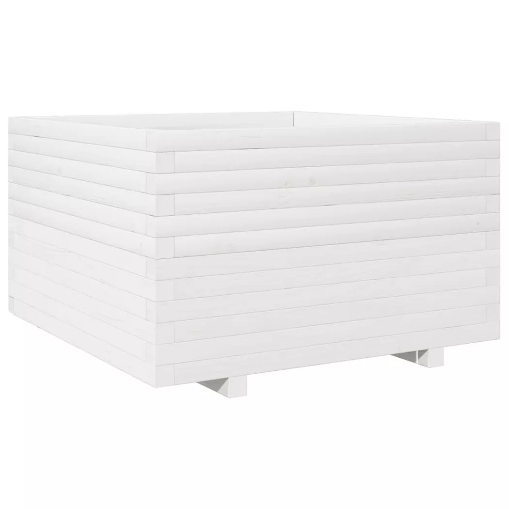 VidaXL - Jardinière bois de pin, One Size, Blanc