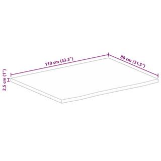 VidaXL Tischplatte holz  