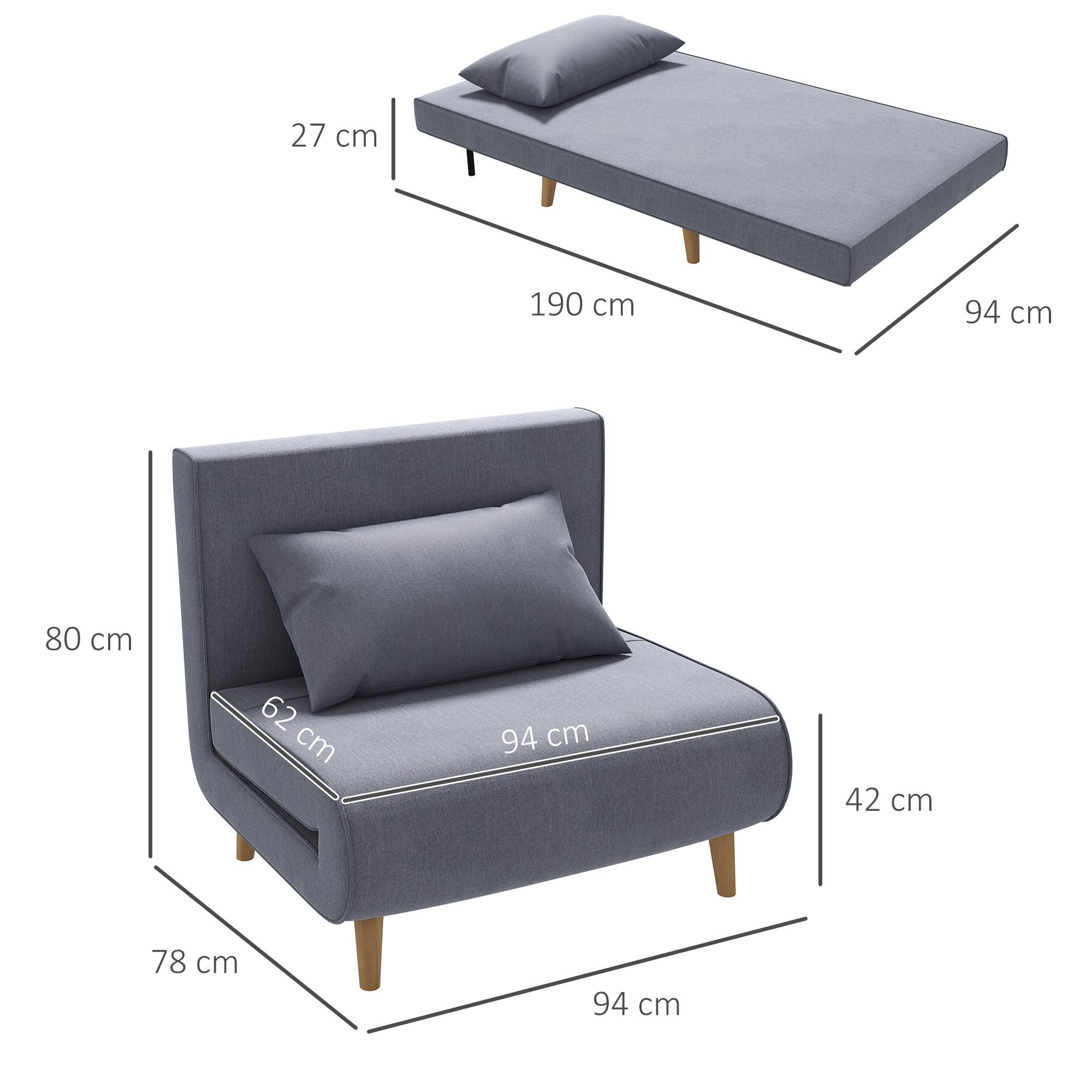 HOMCOM Chaise de couchage  