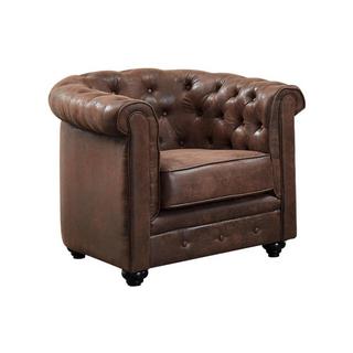 Vente-unique Sessel Microfaser VintageLook CHESTERFIELD  