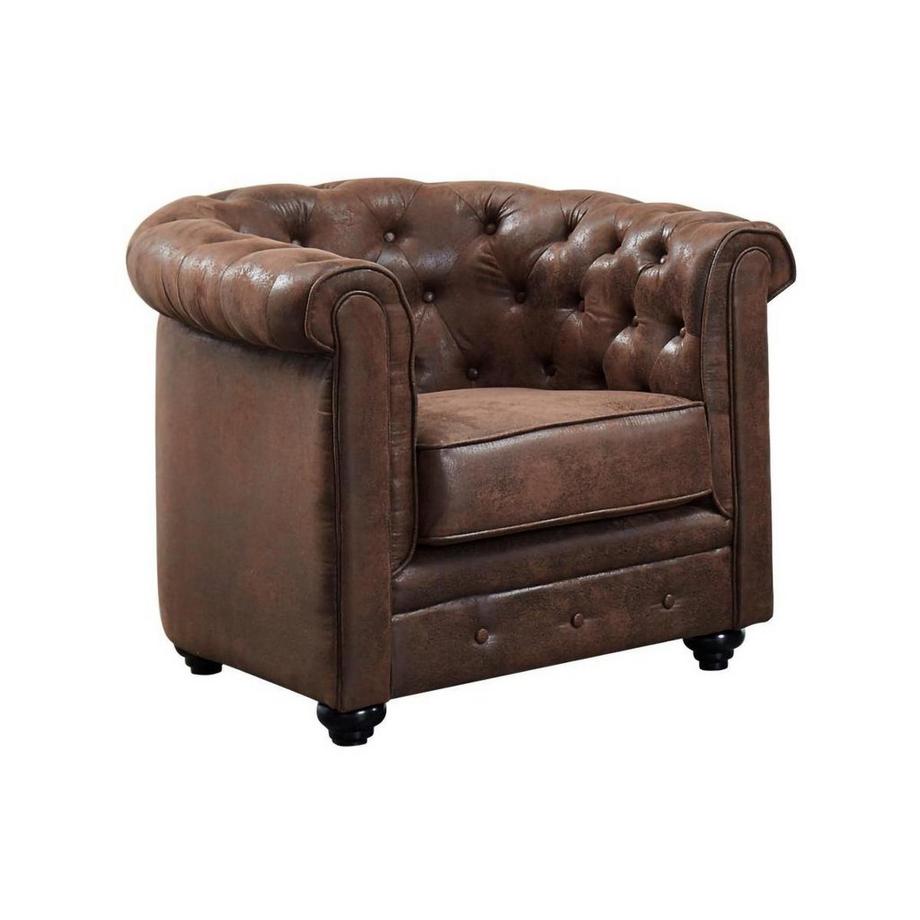 Sessel Microfaser VintageLook CHESTERFIELD