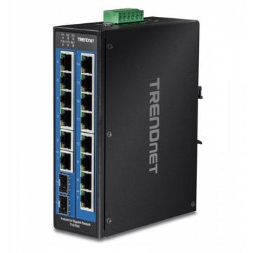 Industrie Switch 16Port Gbit DIN-Rail (16 Ports)