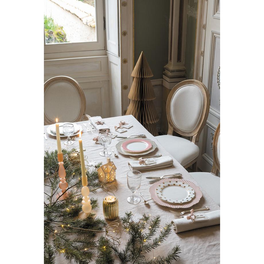 Mathilde M Assiette à dessert Madame de Récamier-Pois  