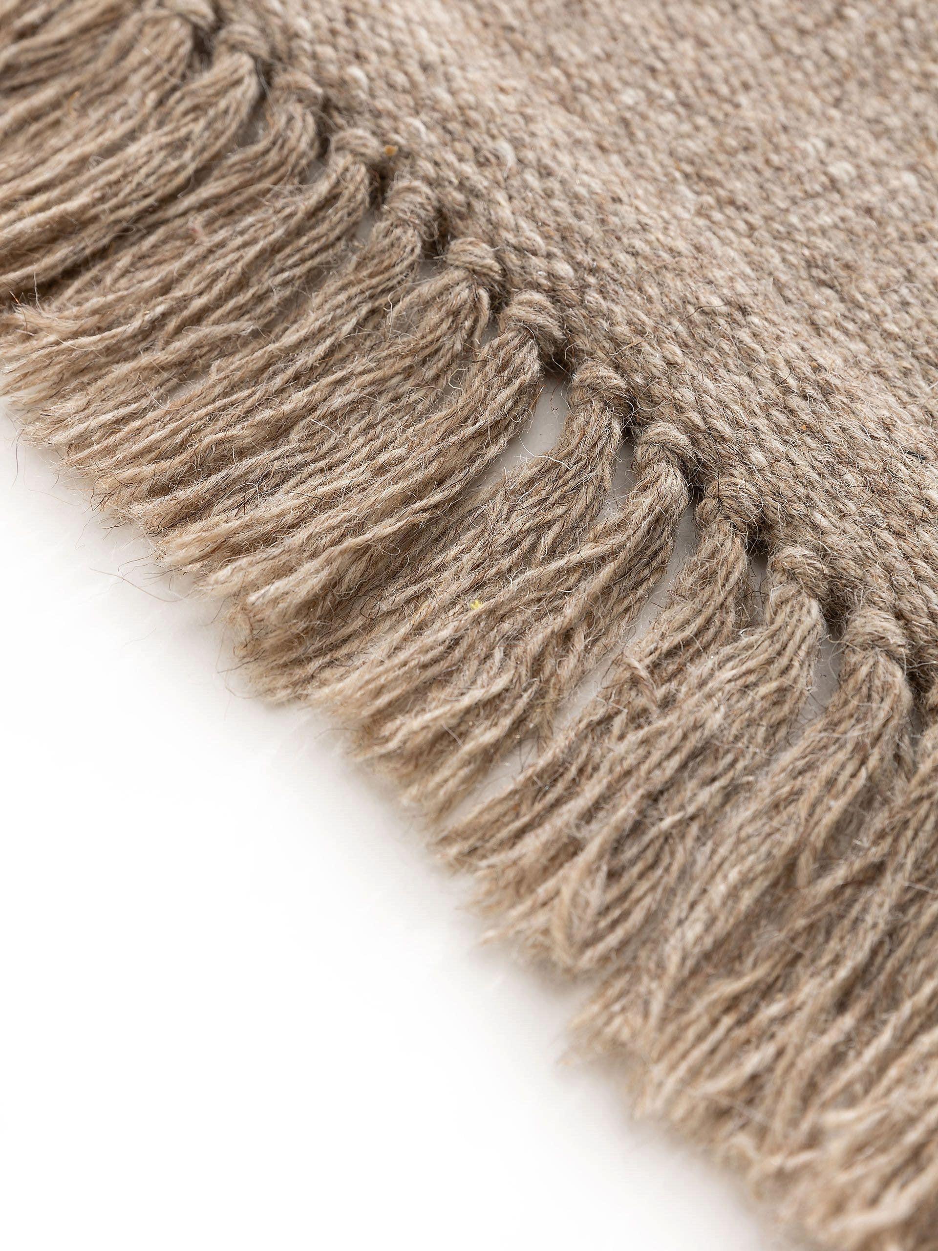 Benuta Tapis de laine Shilan Beige  