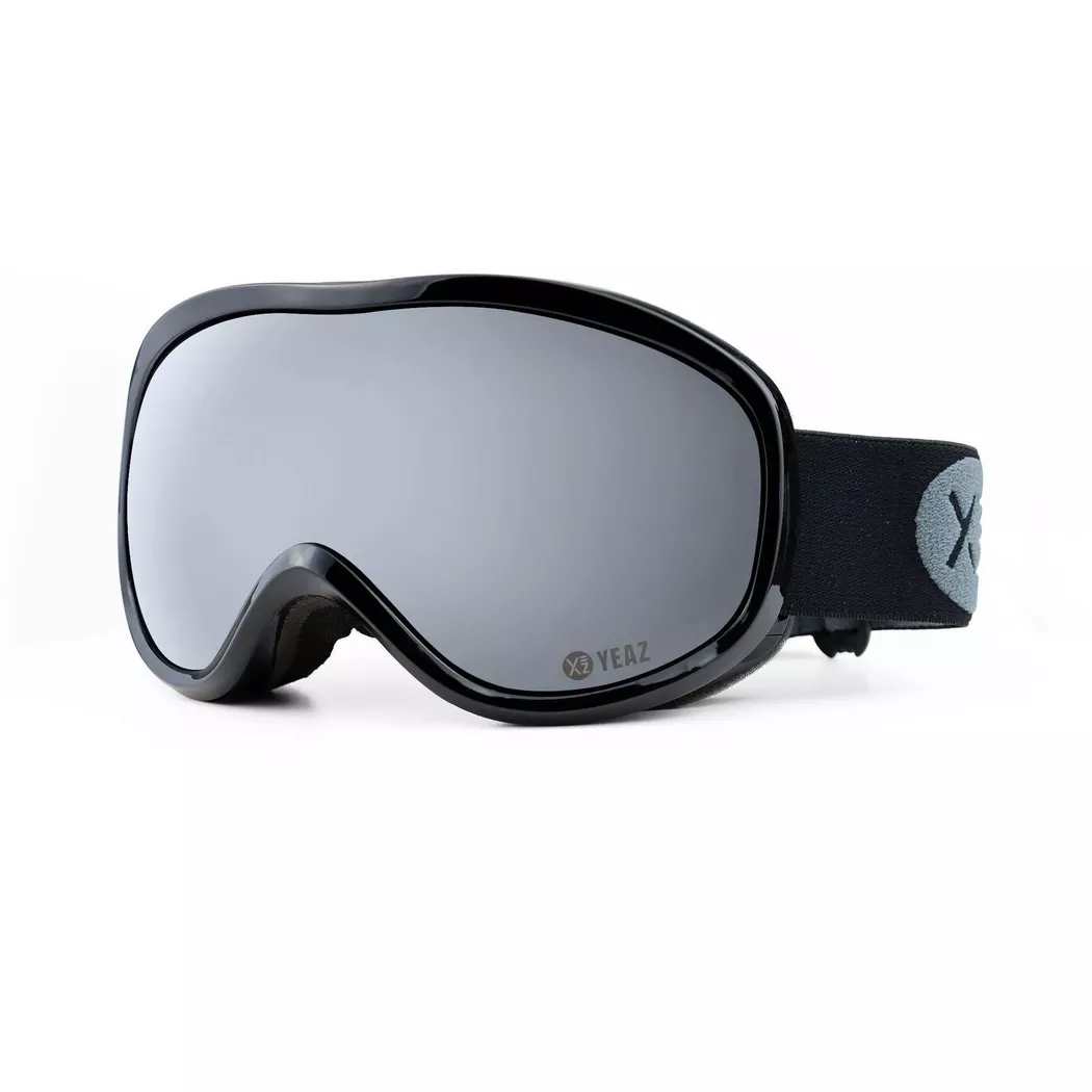 YEAZ Ski- und Snowboard-Brille silber/schwarz STEEZE