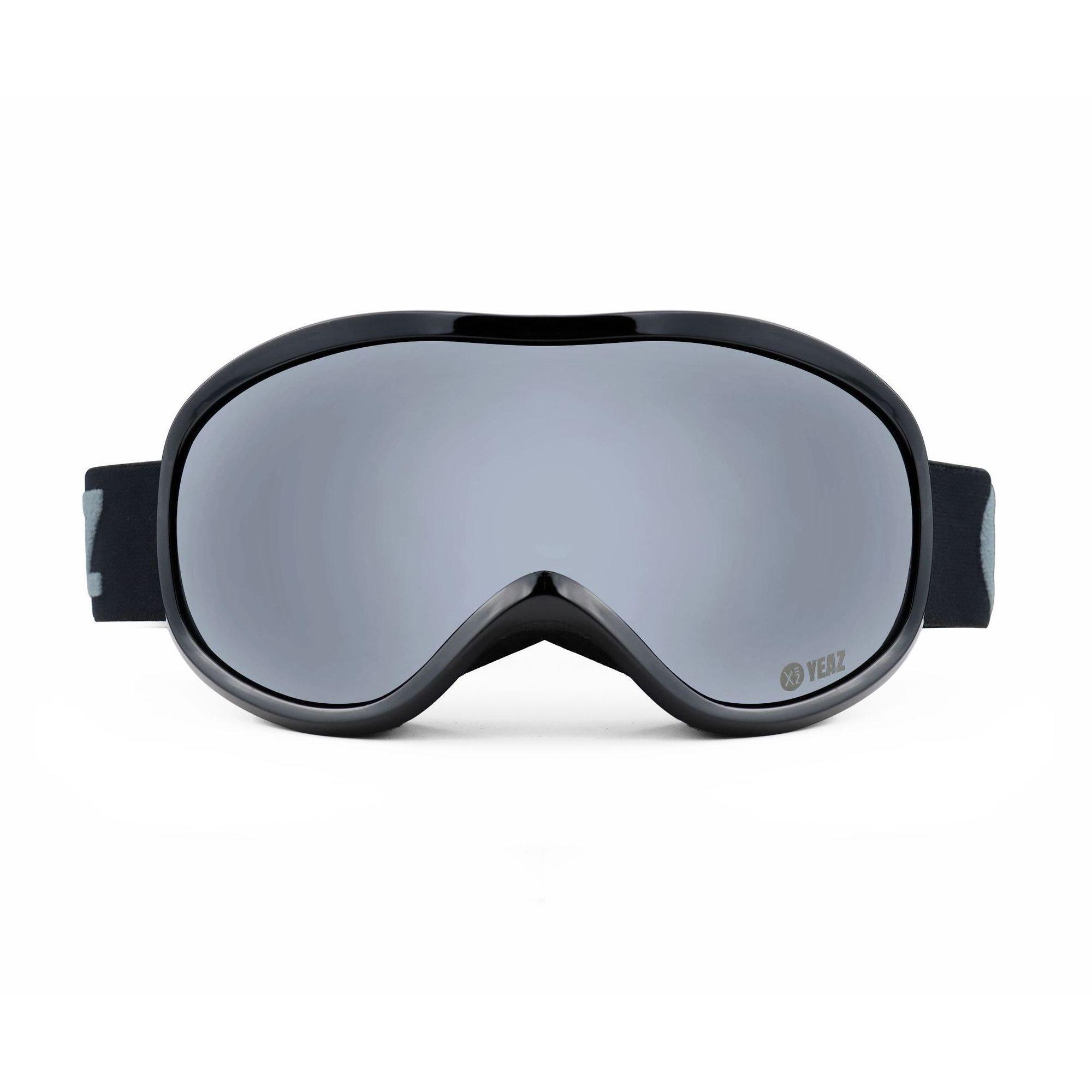 YEAZ  STEEZE Occhiali da sci e snowboard argento/nero 