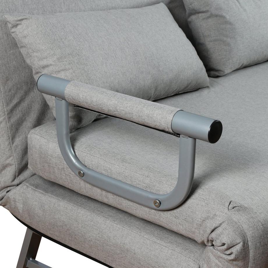 VCM Schlafsofa | Polyester-Stoff | Maße H. 95 x B. 127 x T. 78 cm | Sofa mit Schlaffunktion | Schlafsofa - Kolino  