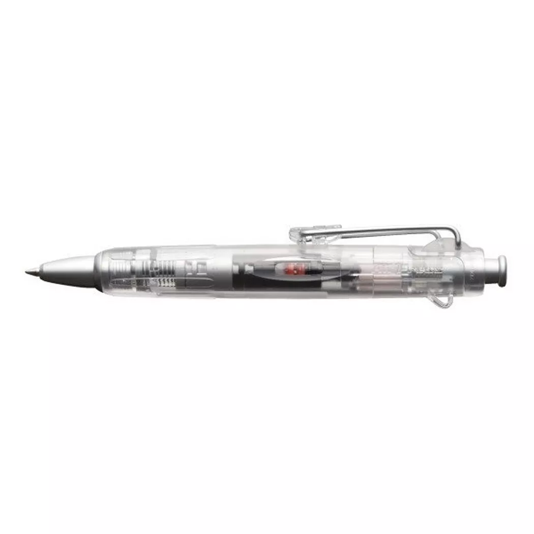 Tombow AirPress Retractable Ballpoint Pen 0.7mm Tip Transparent Barrel