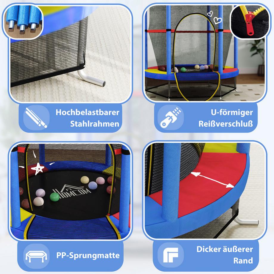 HOMCOM  Kindertrampolin 