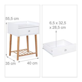 Northix Nachttisch mit Schublade  