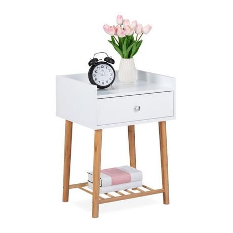Northix Nachttisch mit Schublade  