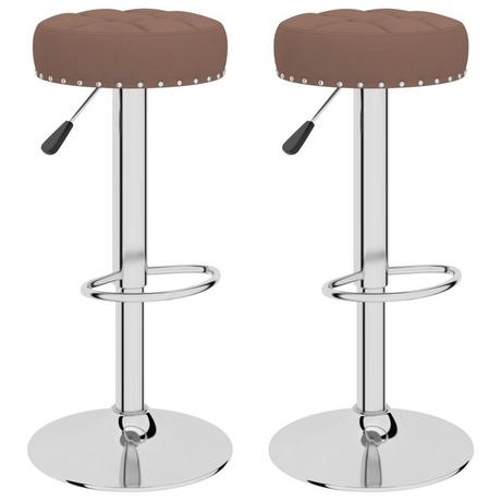 VidaXL Tabouret de bar tissu  