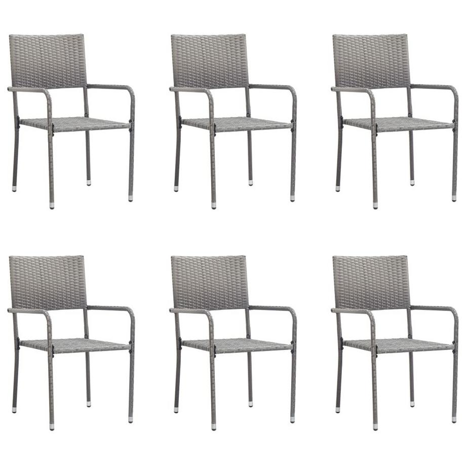 Garten essstuhl poly-rattan