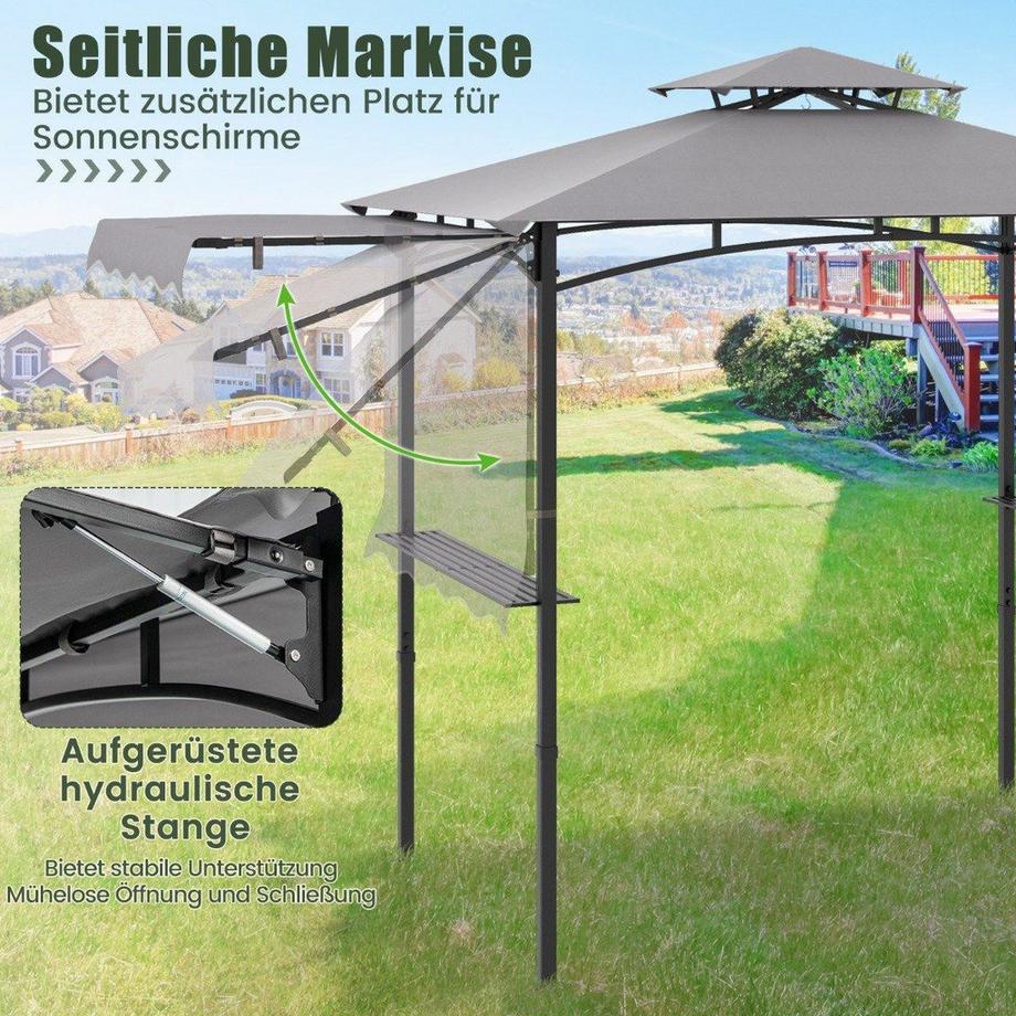 Northix Grillpavillon Mit Doppeldach  