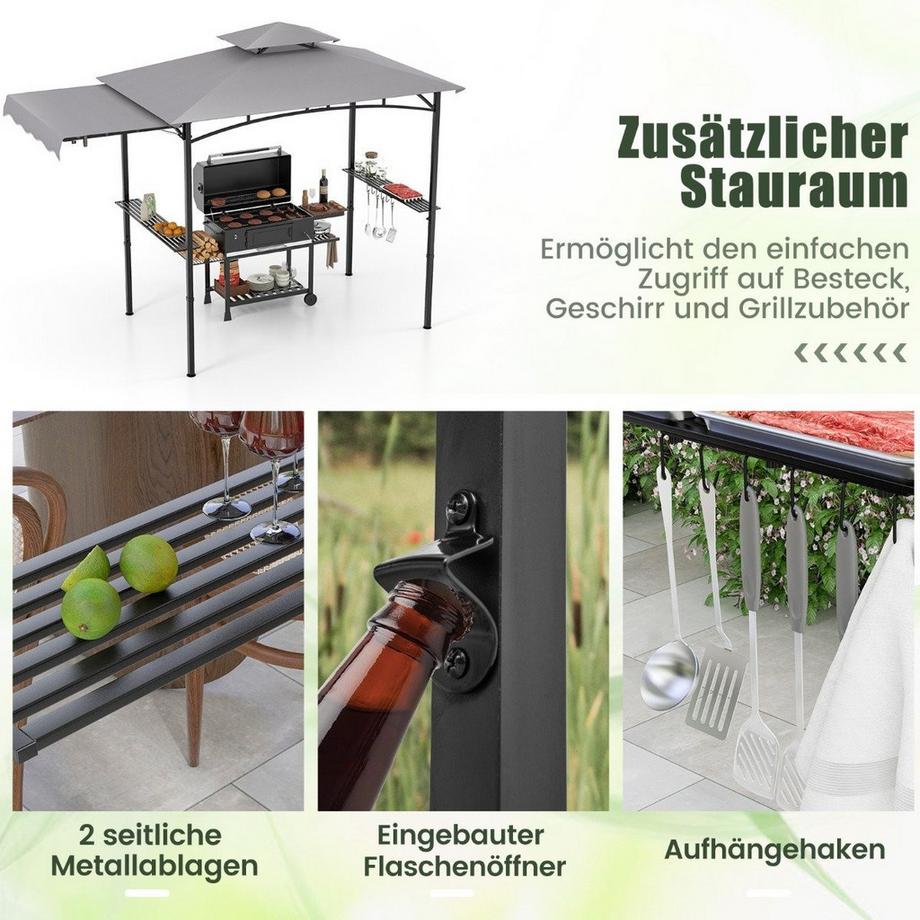 Northix Grillpavillon Mit Doppeldach  